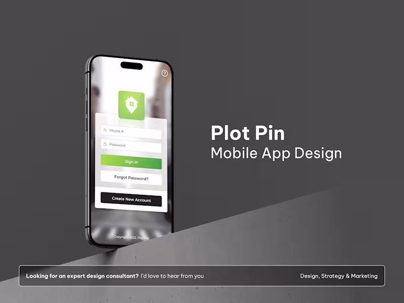 Cover image for Real Estate Plot Discovery & Team Management App Design