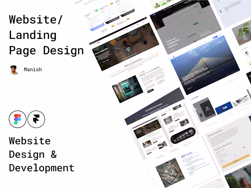 Cover image for Design Agency website design