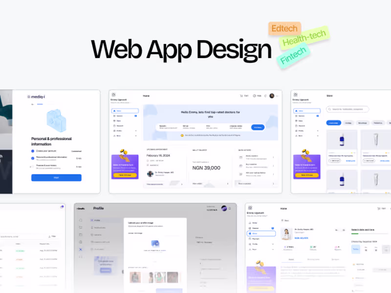 Cover image for Website Application Design