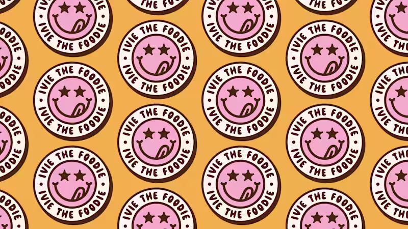 Cover image for Visual brand identity design for a food influencer