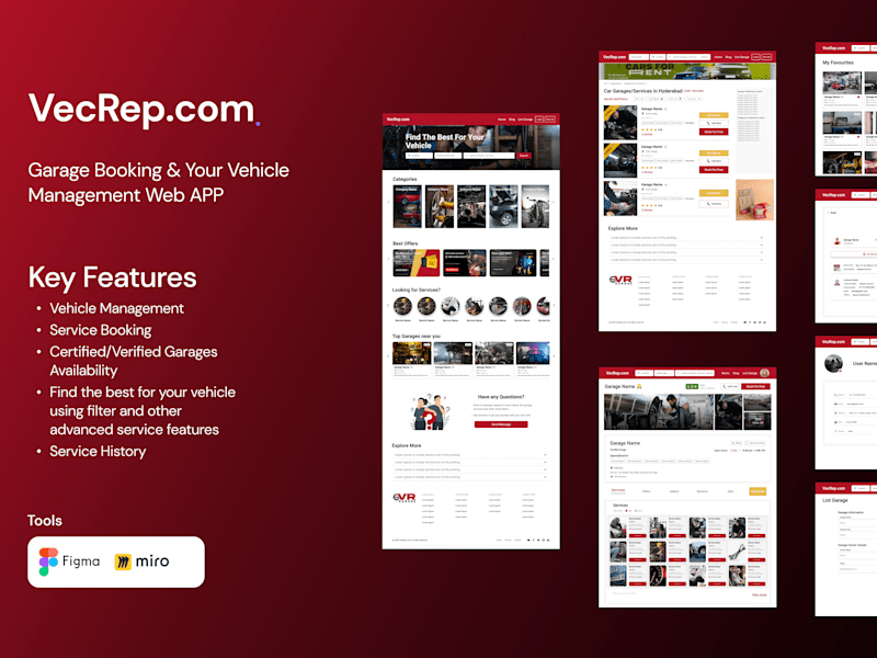 Cover image for Website Design for VecRep.com