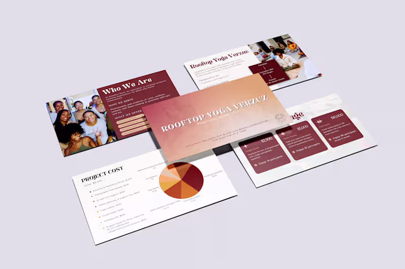 Cover image for Healthy + Well Event Content Creation and Pitch Deck Design