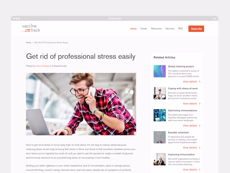 Cover image for VaccineTrack