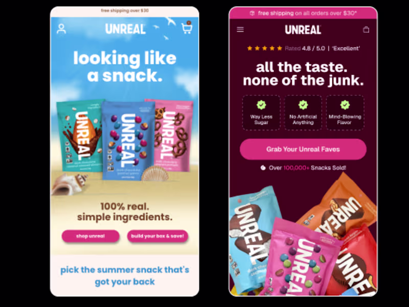 Cover image for CRO-Focused Landing Page: Increased AOV by 25%