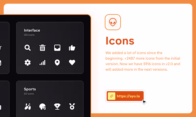 Cover image for Ayo Icons presentation