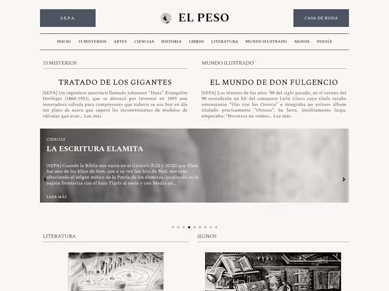 Cover image for El Peso