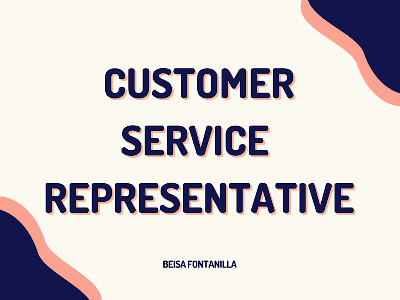 Cover image for Customer Service Representative
