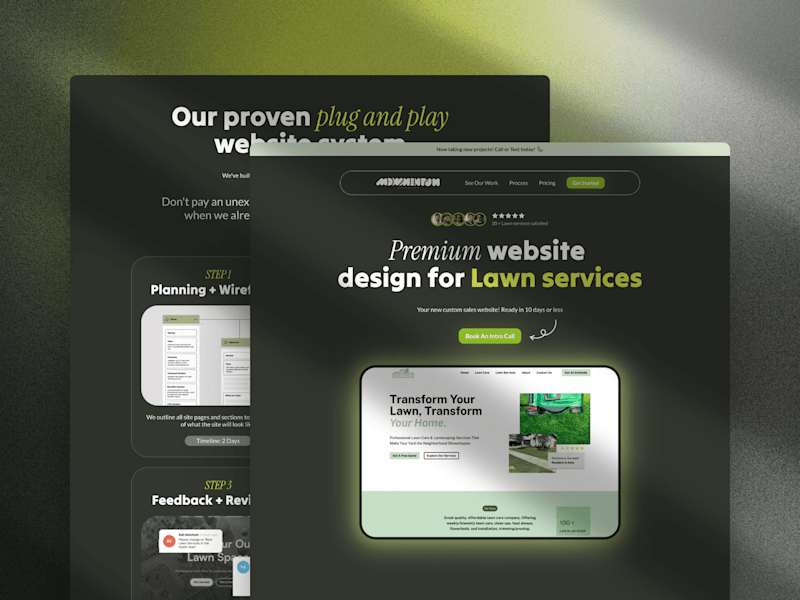 Cover image for Framer Landing Page for Mowmentum Marketing