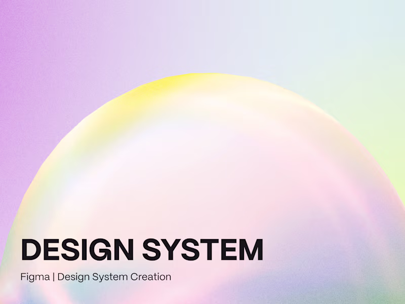 Cover image for Figma | Design System UI Kit creation