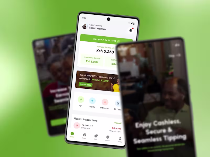 Cover image for M-Tip Mobile App Redesign