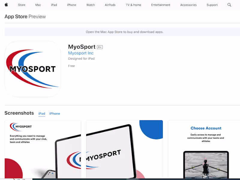 Cover image for ‎MyoSport