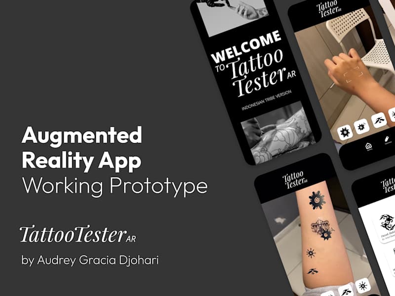 Cover image for Augmented Reality App | TattooTesterAR