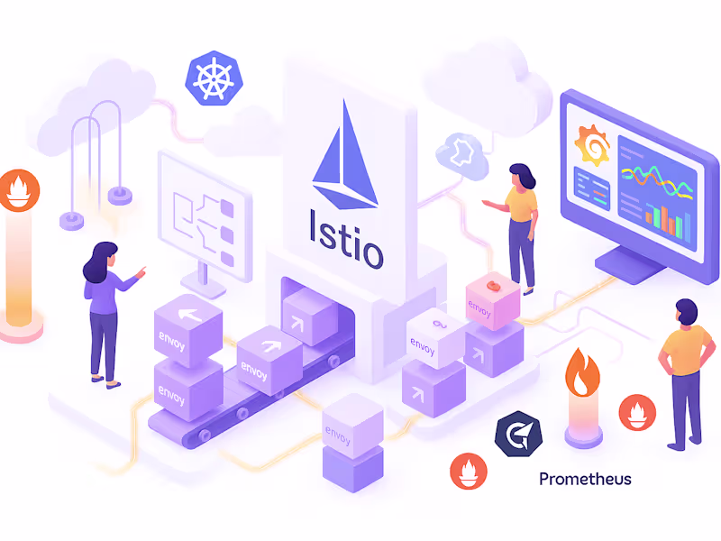 Cover image for Istio Service Mesh Implementation for Secure Microservices
