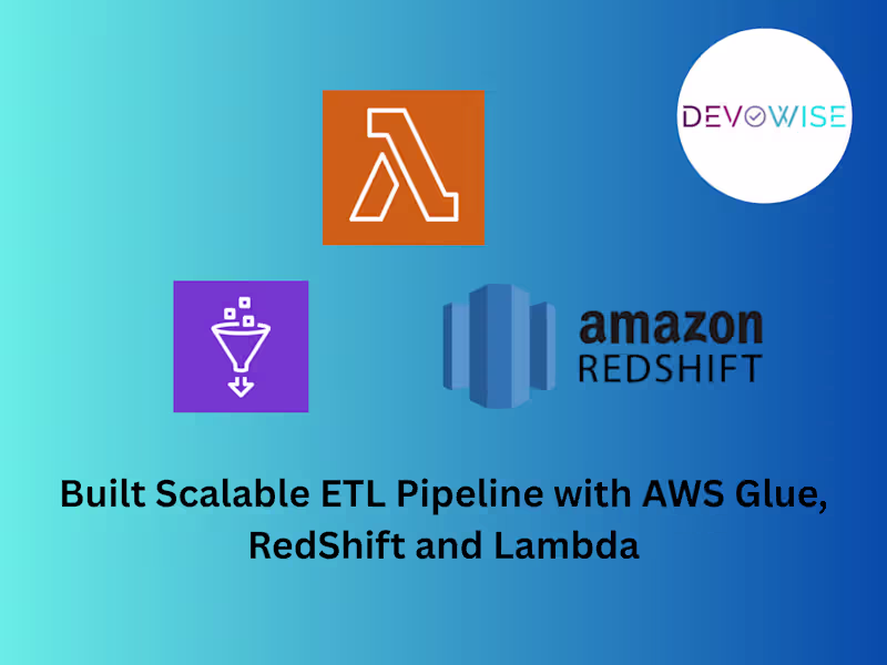 Cover image for Hospitality & Retail - Scalable AWS Data Engineering Pipeline 