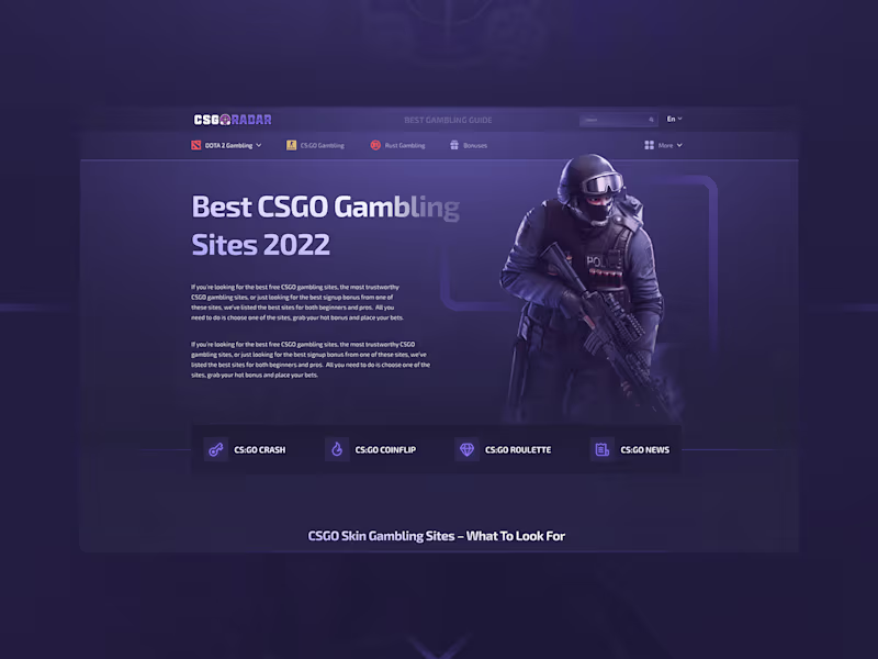 Cover image for CSGORADAR on Behance