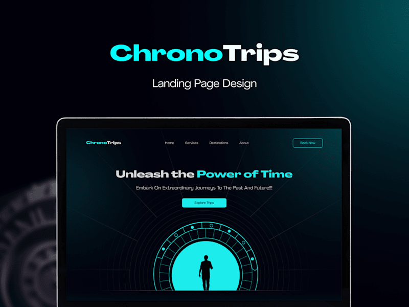 Cover image for Chronotrips: Time travel agency landing page