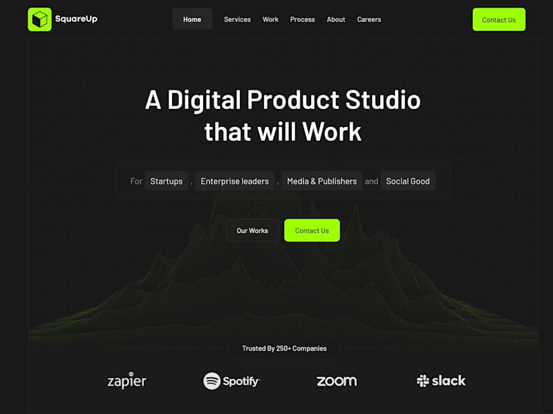 Cover image for SquareUp Website Development