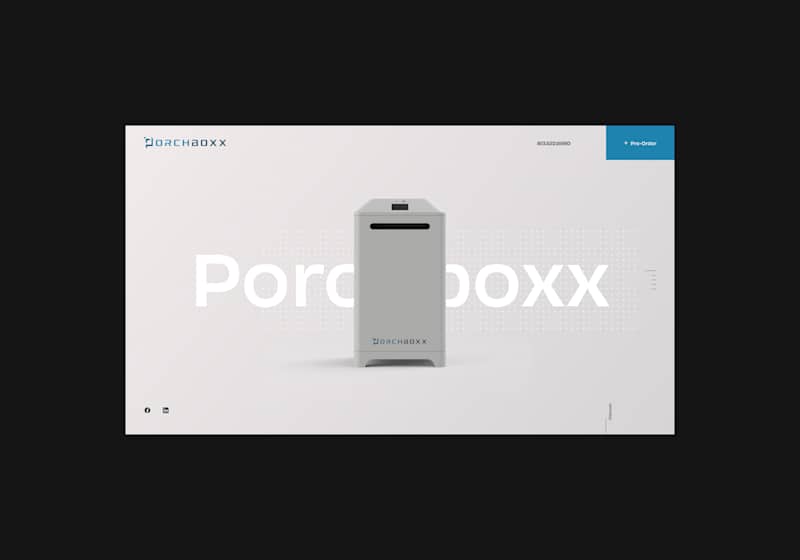 Cover image for Porchboxx – Smart Delivery Locker UX/UI Concept