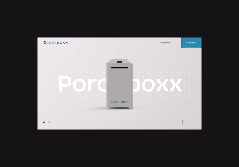 Cover image for Porchboxx – Smart Delivery Locker UX/UI Concept