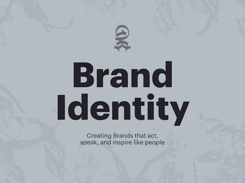 Cover image for Creating Brands that act, speak, and inspire like people.