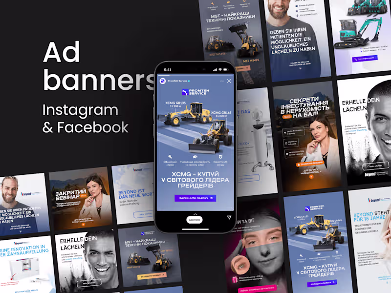 Cover image for Instagram & Facebook Advertising Banner Design
