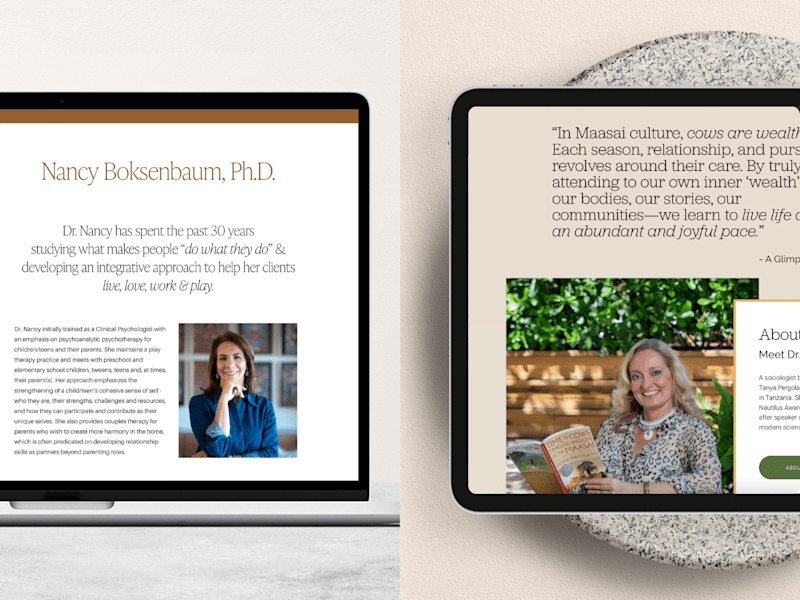 Cover image for Website Designs for Health & Wellness Professionals