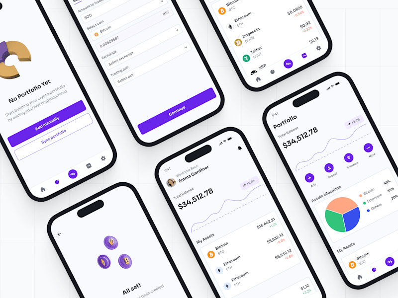 Cover image for Cryptocurrency app 