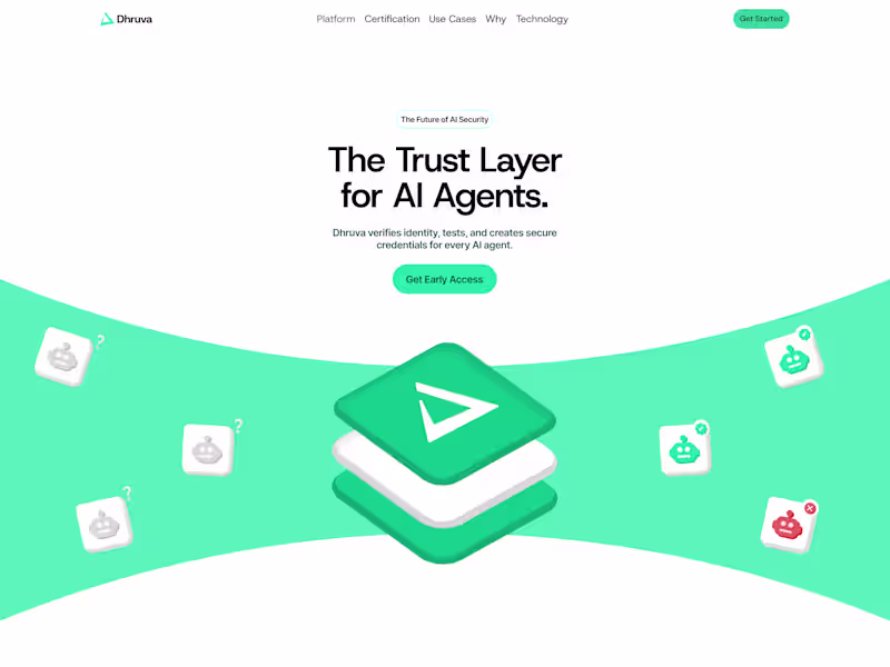 Cover image for Dhruva - Landing Page, Animated