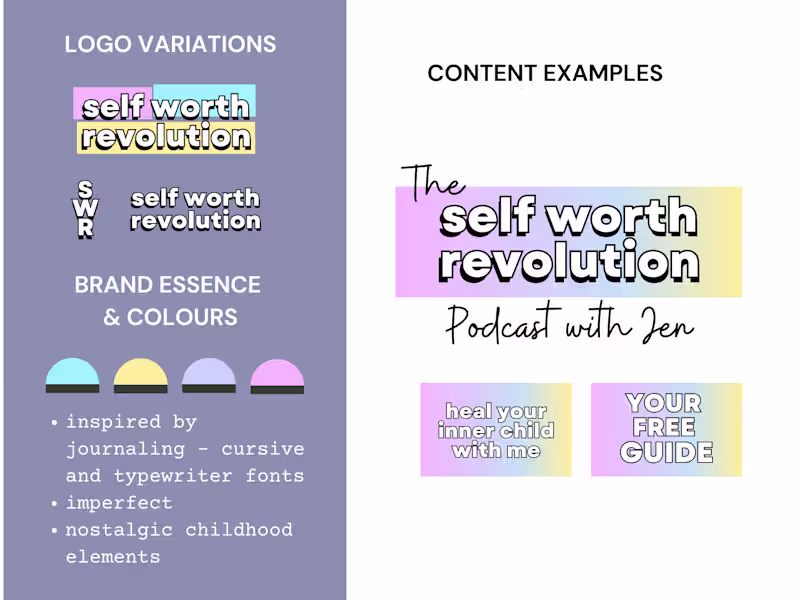 Cover image for Self Worth Revolution | Branding refresh