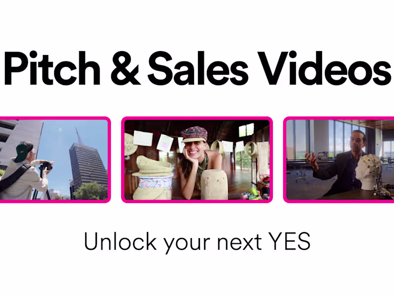 Cover image for Pitch & Sales Videos ✦ Unlock your next YES ✦ Video Editing