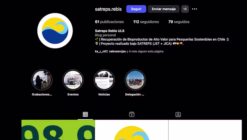 Cover image for For the SATREPS ReBiS project, I developed and managed visua...