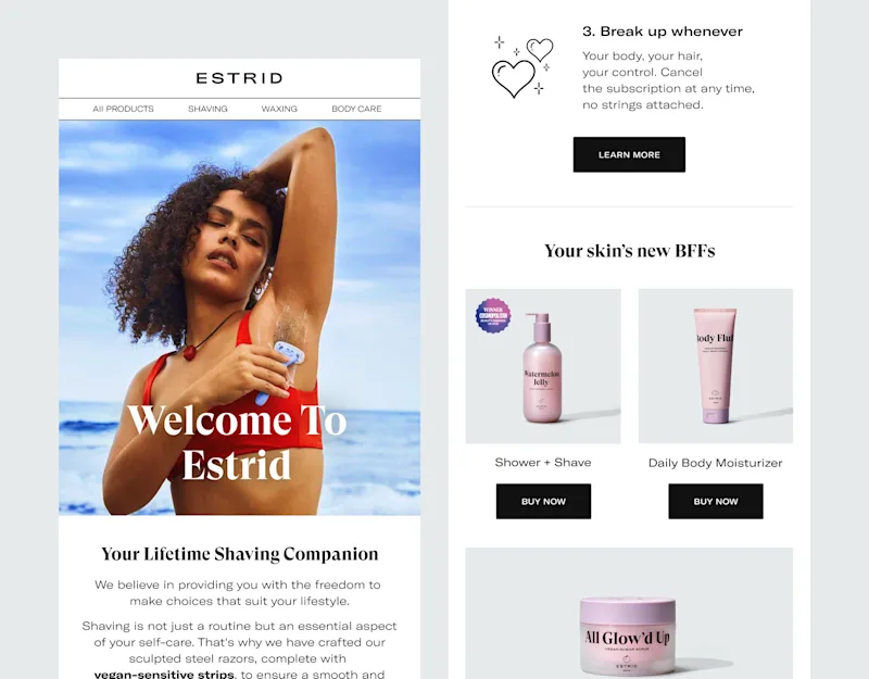Cover image for Estrid | Email Redesign