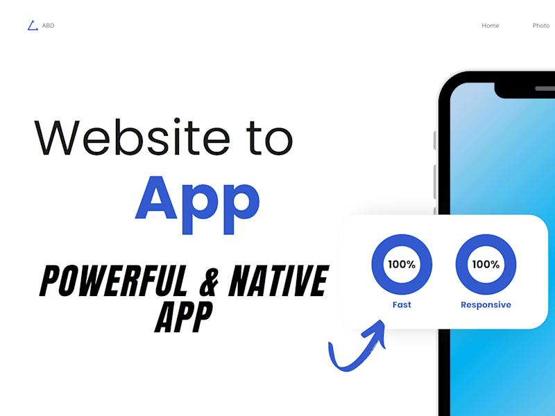 Cover image for I will convert your website into powerful and native app