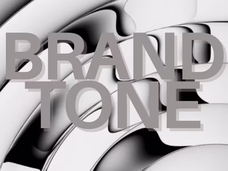 Cover image for Brand Tone Development 