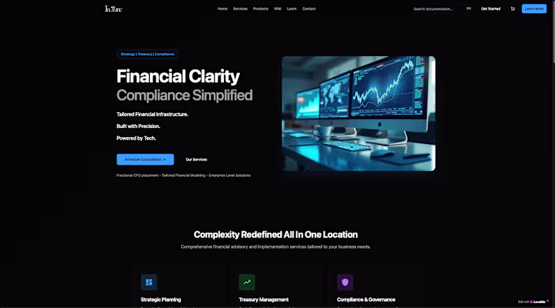 Cover image for Finance Portal Development for Treasury and Compliance