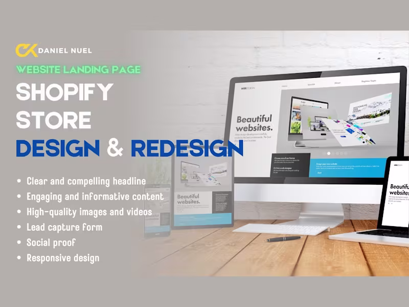 Cover image for Shopify & WordPress design 