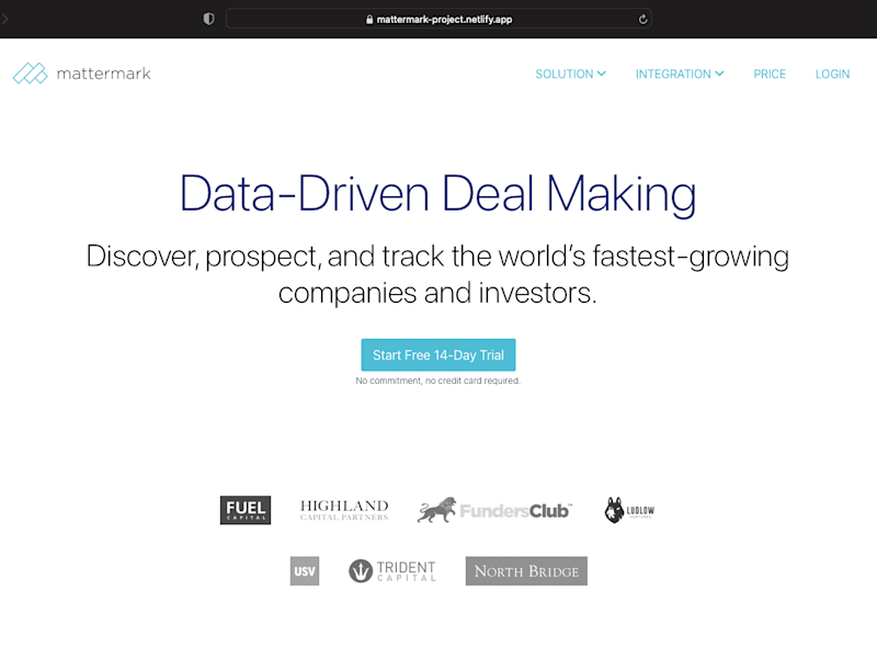 Cover image for Mattermark Clone