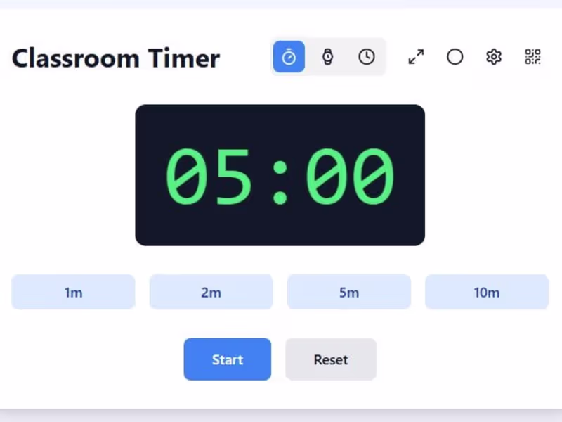 Cover image for Development of ClassroomTimer.net for Educators
