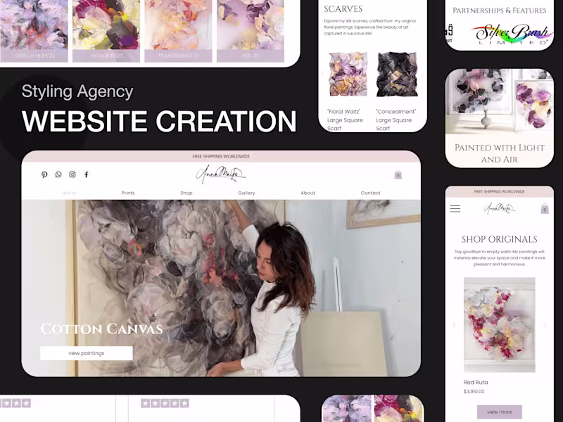 Cover image for Revitalising an E-commerce Platform for Abstract Floral Art