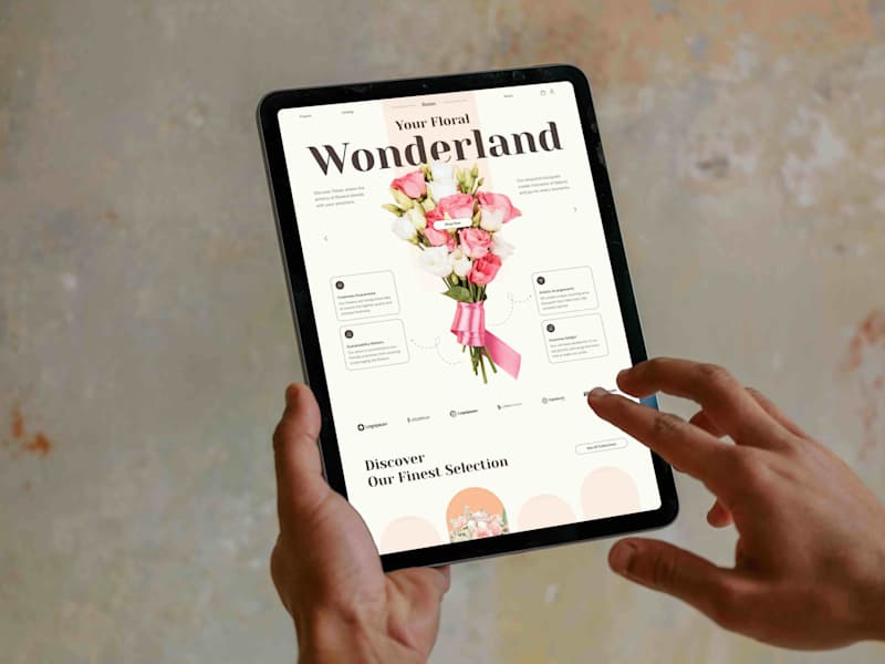 Cover image for Flower Shop template