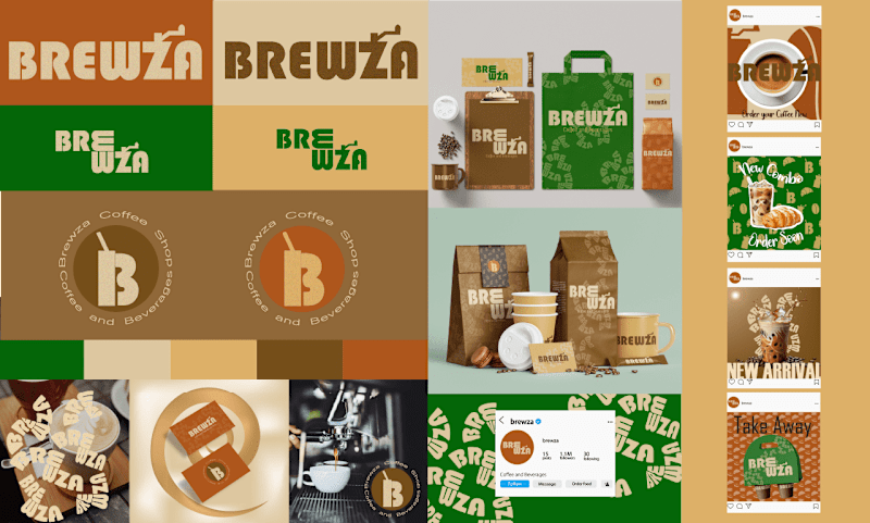 Cover image for Brand Identity Kit Design for a Coffee Shop