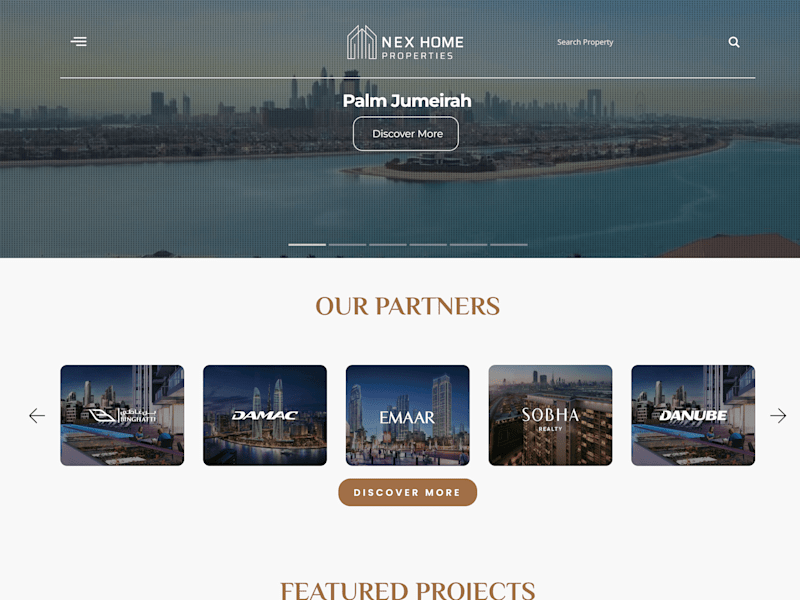 Cover image for NexHome | Dubai Real Estate