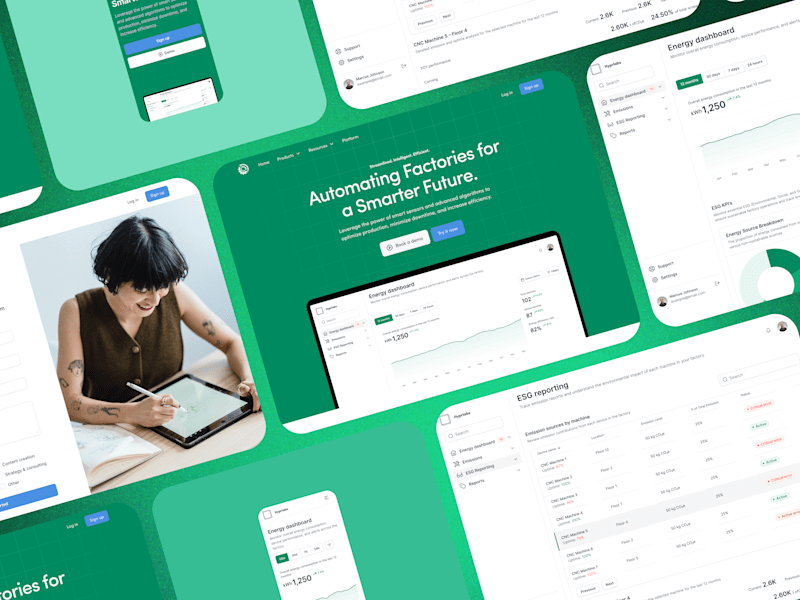 Cover image for Hyprlabs -Smart Factory Web App & Landing Page
