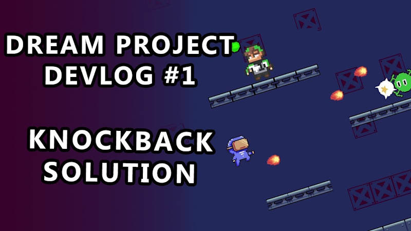 Cover image for Unity 2D KNOCKBACK SOLUTION   Dream Project Devlog #1 - YouTube