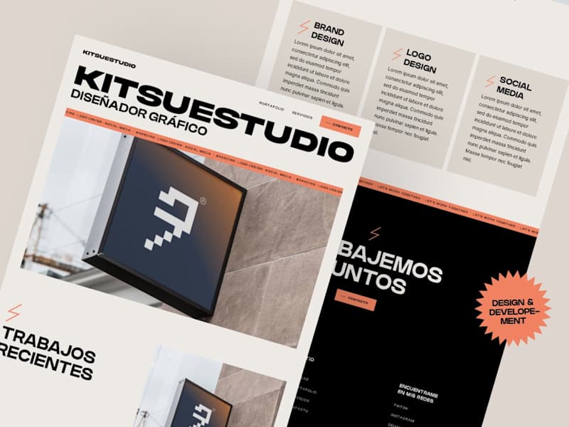Cover image for Portfolio Website for a Graphic Designer