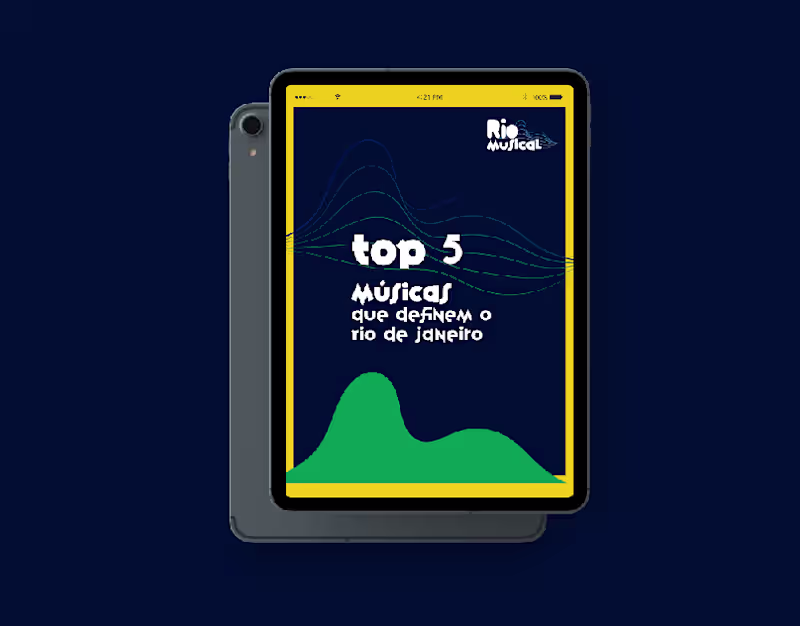 Cover image for Rio Musical: Editorial Design & Visual Identity