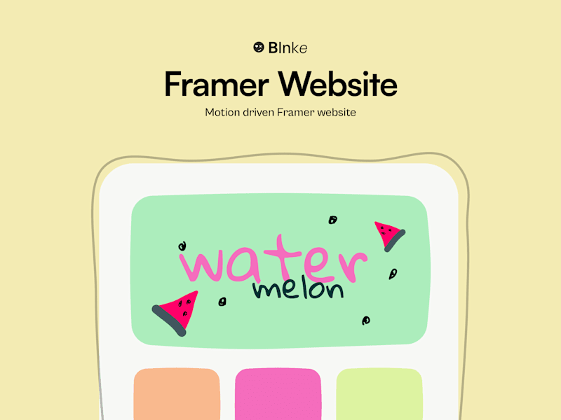 Cover image for Framer Website