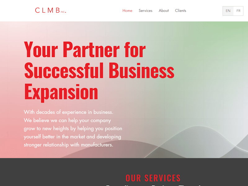 Cover image for Website Design - CLMB