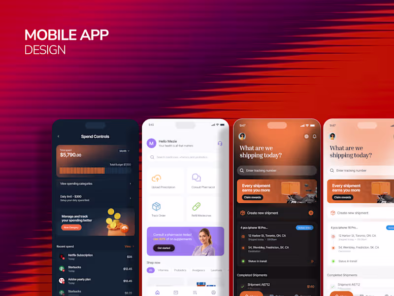 Cover image for Mobile Application Design - SaaS & AI Products