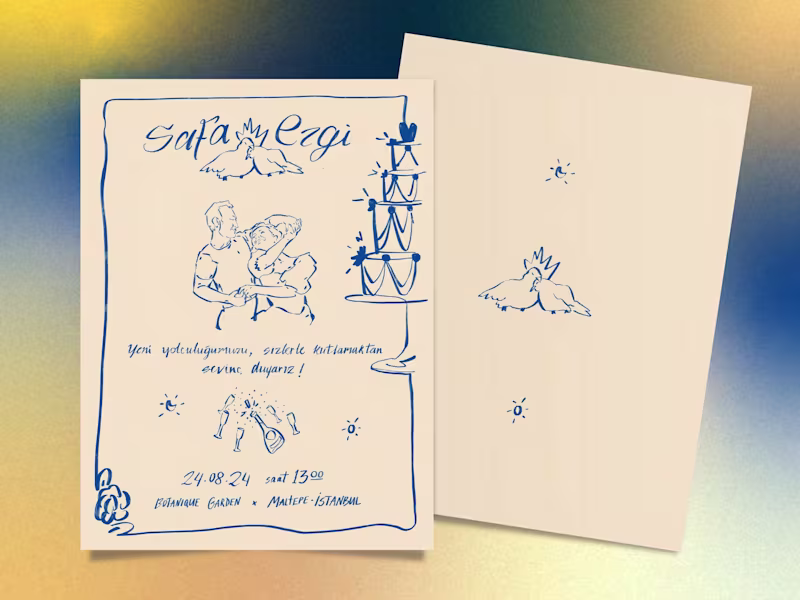 Cover image for invitation/flyer design